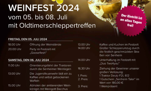 Senheim – Weinfest – 05.-08. Juli 2024